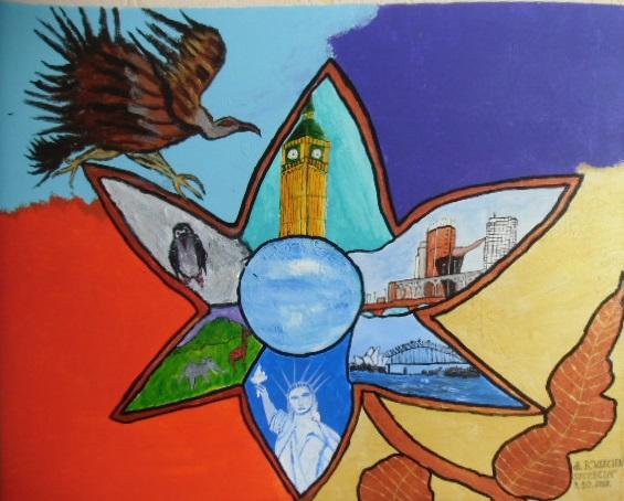 piękny świat jak kwiat