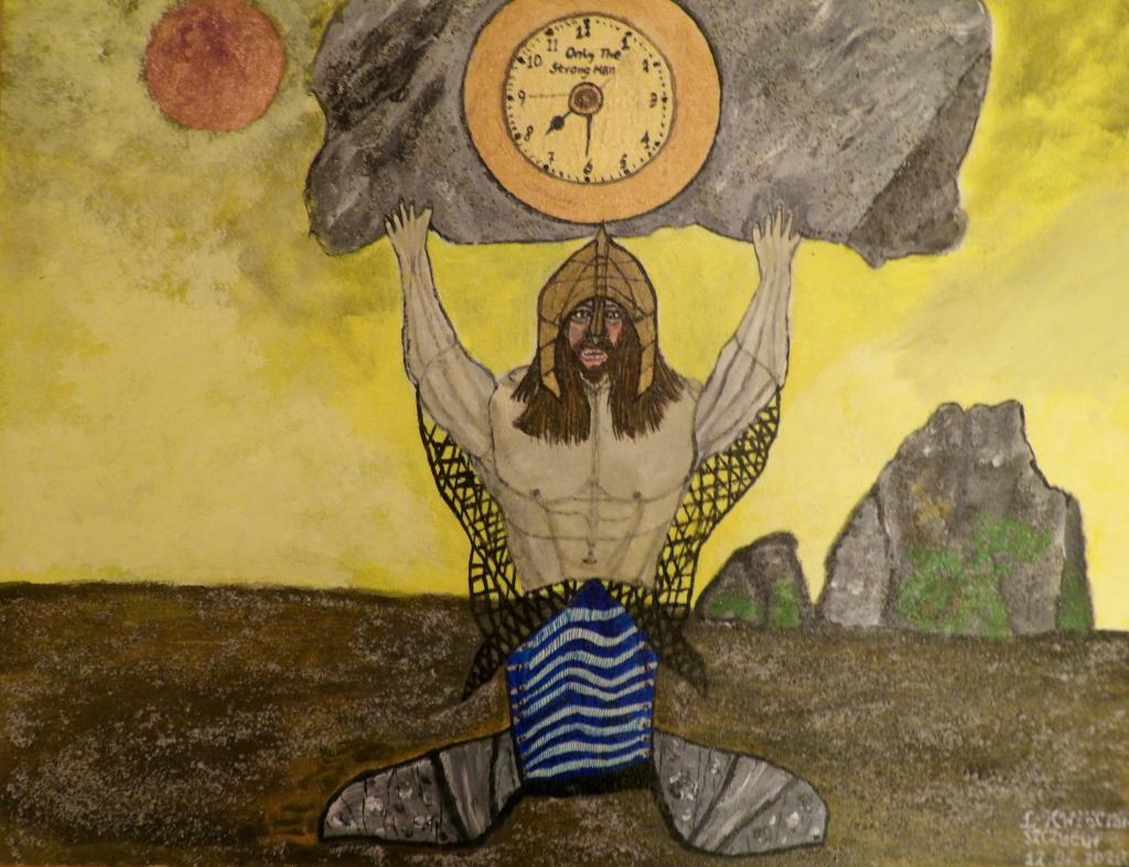 obraz o silnym mężczyźnie