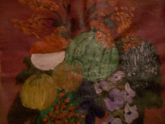 Jesienna Kompozycja Z Jeżykiem