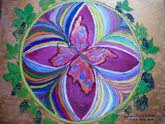 Letni Kalejdoskop Z Motylami