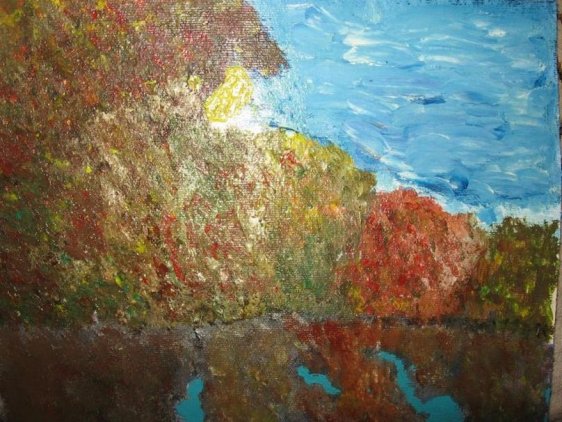 Jesień Nad Jeziorem Szmaragdowym