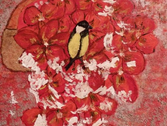 Kwiaty Red W Zimowej Poświacie