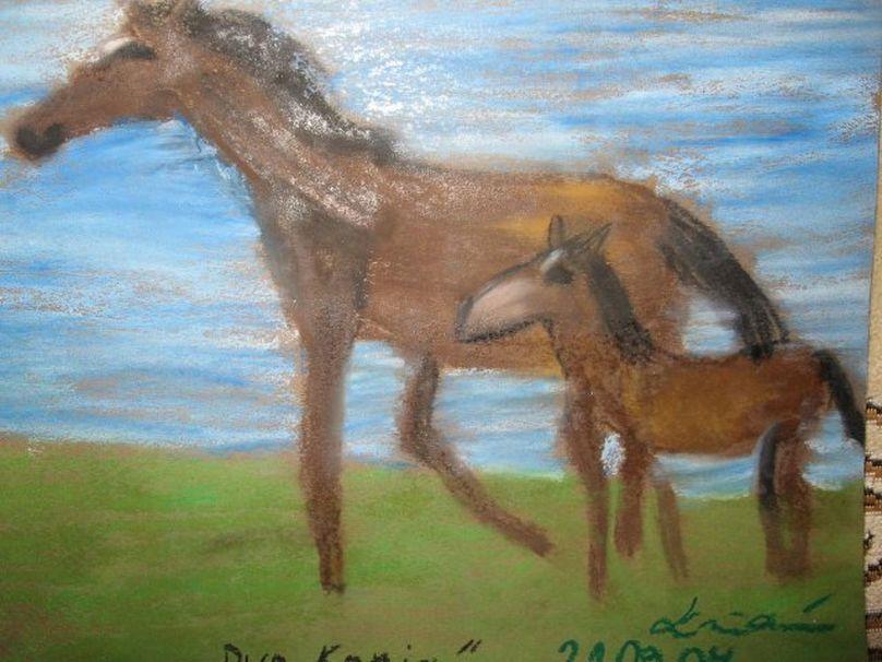 Dwa konie- 2004
