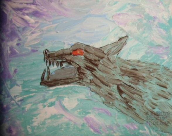 abstrakcja-mroźna zima widziana okiem artysty